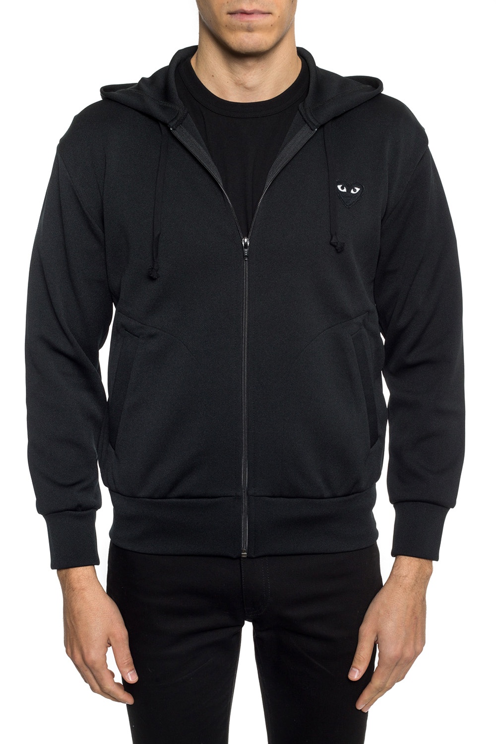 Play store hoodie black